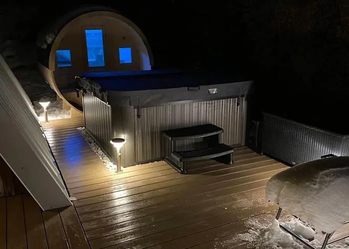 Au-Doux-Altic Chalet Romantique Avec Jacuzzi Et Sauna